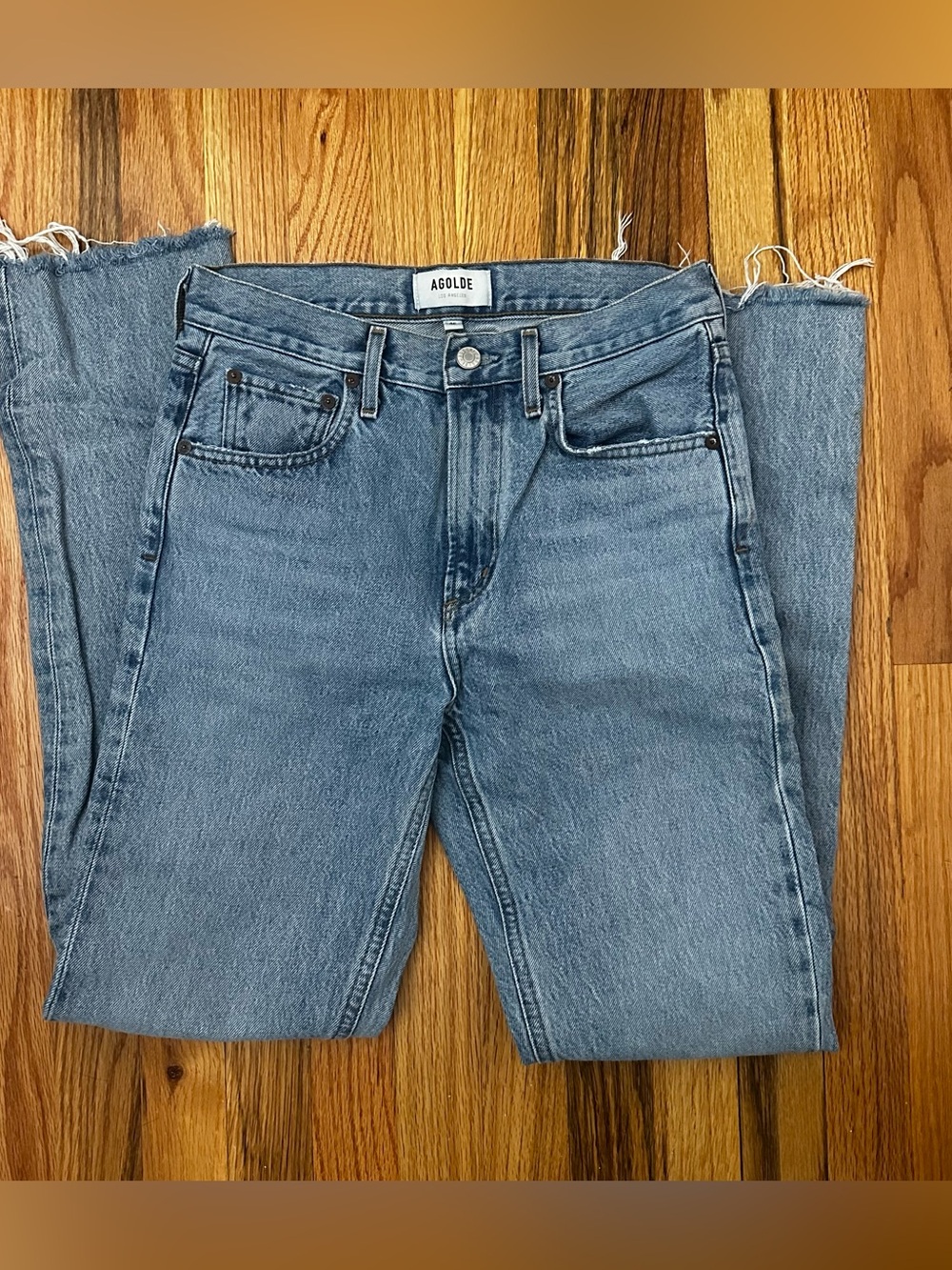 AGolde straight leg denim